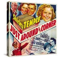 Shirley Temple in "Just Around the Coner"-null-Stretched Canvas