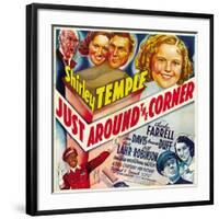 Shirley Temple in "Just Around the Coner"-null-Framed Giclee Print