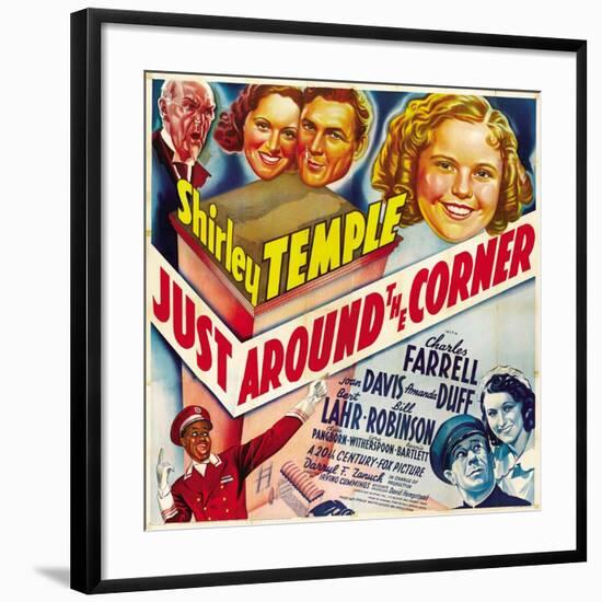 Shirley Temple in "Just Around the Coner"-null-Framed Giclee Print