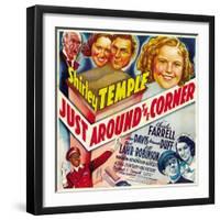 Shirley Temple in "Just Around the Coner"-null-Framed Giclee Print