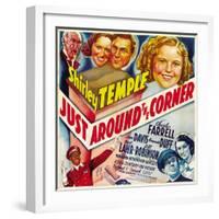 Shirley Temple in "Just Around the Coner"-null-Framed Giclee Print