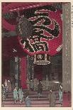 Big Paper Lantern at the Kannon Temple, Asakusa-Shiro Kasamatsu-Framed Stretched Canvas