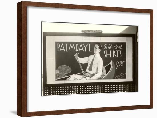 Shirt Billboard-null-Framed Art Print