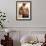 Shirtless Man Carrying an Animal Print Purse-Steve Cicero-Framed Photographic Print displayed on a wall