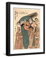 Shishi-Choki Eishusai-Framed Giclee Print