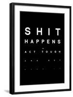 Shit Happens-Antoine Tesquier Tedeschi-Framed Art Print