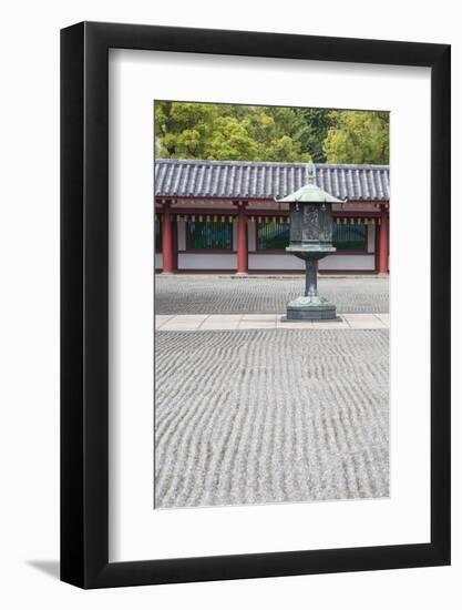 Shitenno-Ji Temple, Tennoji, Osaka, Kansai, Japan-Ian Trower-Framed Photographic Print