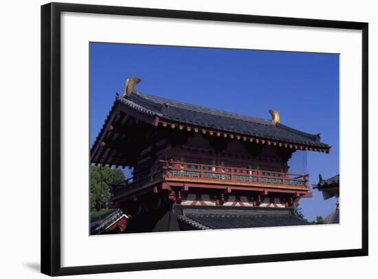 Shitennoji Temple in Osaka, Japan, 7th Century-null-Framed Giclee Print