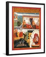 Shiva and Gauri, C.1640-null-Framed Giclee Print