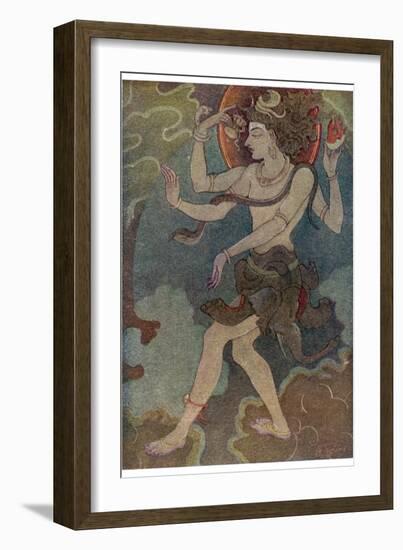 Shiva as Nataraja-Khitindra Nath Mazumdar-Framed Photographic Print