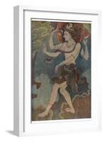 Shiva as Nataraja-Khitindra Nath Mazumdar-Framed Photographic Print