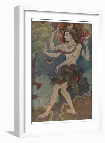 Shiva as Nataraja-Khitindra Nath Mazumdar-Framed Photographic Print