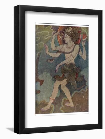 Shiva as Nataraja-Khitindra Nath Mazumdar-Framed Photographic Print
