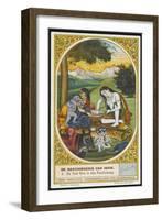 Shiva En Famille-null-Framed Art Print