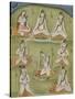 Shiva in Eight Yogic Postures, India-null-Stretched Canvas