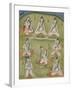 Shiva in Eight Yogic Postures, India-null-Framed Giclee Print