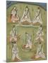 Shiva in Eight Yogic Postures, India-null-Mounted Giclee Print