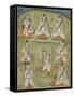 Shiva in Eight Yogic Postures, India-null-Framed Stretched Canvas