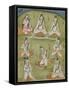 Shiva in Eight Yogic Postures, India-null-Framed Stretched Canvas