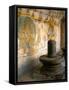 Shiva Lingam in 10th Century Temple of Sri Brihadeswara, Thanjavur, India-Occidor Ltd-Framed Stretched Canvas