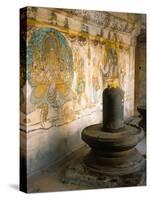 Shiva Lingam in 10th Century Temple of Sri Brihadeswara, Thanjavur, India-Occidor Ltd-Stretched Canvas