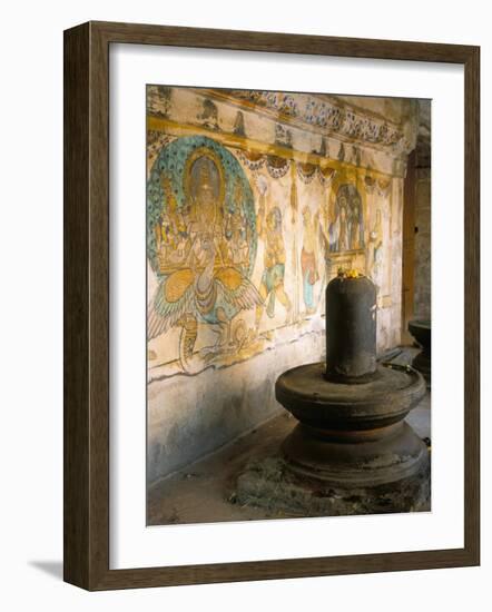 Shiva Lingam in 10th Century Temple of Sri Brihadeswara, Thanjavur, India-Occidor Ltd-Framed Photographic Print