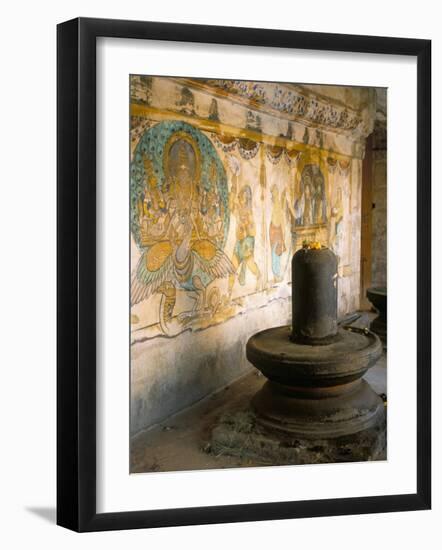 Shiva Lingam in 10th Century Temple of Sri Brihadeswara, Thanjavur, India-Occidor Ltd-Framed Photographic Print