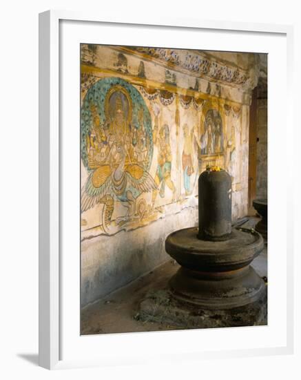 Shiva Lingam in 10th Century Temple of Sri Brihadeswara, Thanjavur, India-Occidor Ltd-Framed Photographic Print