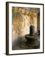 Shiva Lingam in 10th Century Temple of Sri Brihadeswara, Thanjavur, India-Occidor Ltd-Framed Photographic Print