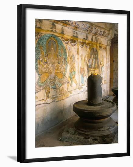 Shiva Lingam in 10th Century Temple of Sri Brihadeswara, Thanjavur, India-Occidor Ltd-Framed Photographic Print