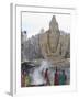 Shiva Mandir Temple, Bengaluru, Karnataka State, India-Marco Cristofori-Framed Photographic Print