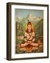 Shiva Meditating-null-Framed Giclee Print