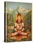 Shiva Meditating-null-Stretched Canvas