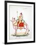 Shiva Mounted on the Bull, Nandi-null-Framed Giclee Print