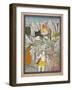 Shiva's Family on the March-null-Framed Art Print