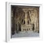 Shiva the Great Ascetic, Kailasa, Ellora, Unesco World Heritage Site, Maharashtra State, India-Robert Harding-Framed Photographic Print