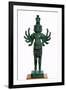 Shiva with Many Arms and Heads, Angkor-null-Framed Giclee Print