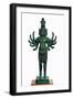 Shiva with Many Arms and Heads, Angkor-null-Framed Giclee Print