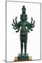 Shiva with Many Arms and Heads, Angkor-null-Mounted Giclee Print