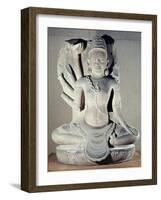 Shiva with Ten Arms, from Thap Banh It Temple, Binh Dinh, Vietnam, 11th-12th Century-null-Framed Giclee Print