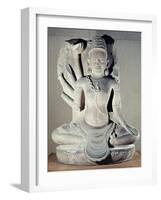 Shiva with Ten Arms, from Thap Banh It Temple, Binh Dinh, Vietnam, 11th-12th Century-null-Framed Giclee Print