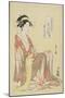 Shizuka of Shizutamaya House, C. 1794-1795-Chobunsai Eishi-Mounted Giclee Print