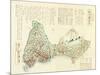 Shizuoka-ken, Japan - Panoramic Map-Lantern Press-Mounted Art Print