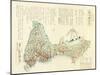 Shizuoka-ken, Japan - Panoramic Map-Lantern Press-Mounted Art Print