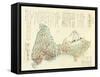 Shizuoka-ken, Japan - Panoramic Map-Lantern Press-Framed Stretched Canvas