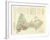 Shizuoka-ken, Japan - Panoramic Map-Lantern Press-Framed Art Print