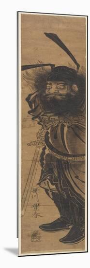 Sho Ki the Demon Queller-Utagawa Toyoharu-Mounted Giclee Print
