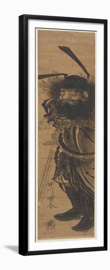 Sho Ki the Demon Queller-Utagawa Toyoharu-Framed Premium Giclee Print