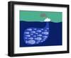 Shoal of Fish in the Boat Fishnet-Complot-Framed Art Print