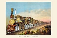 The Sour Mash Express-Shober & Carqueville Lithograph Co-Laminated Art Print